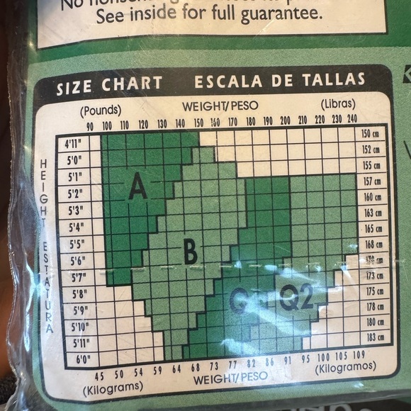 Vintage Pantyhose No Nonsense Control Top Premium Nylon Tan Size A Reinforced - Picture 3 of 10